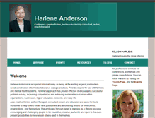 Tablet Screenshot of harleneanderson.org